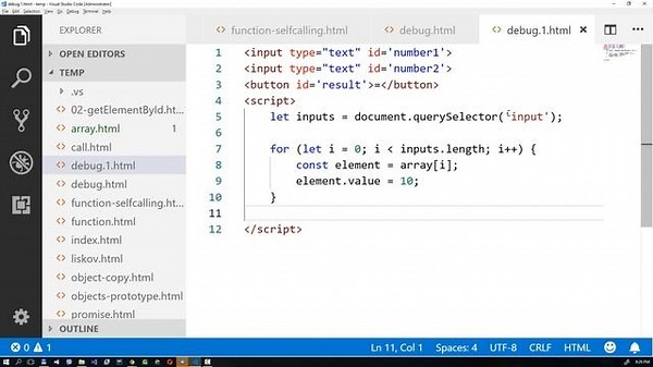 03. JS, Учимся дебажить (debug, отладка)