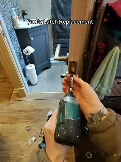 Faulty door latch replacement.
