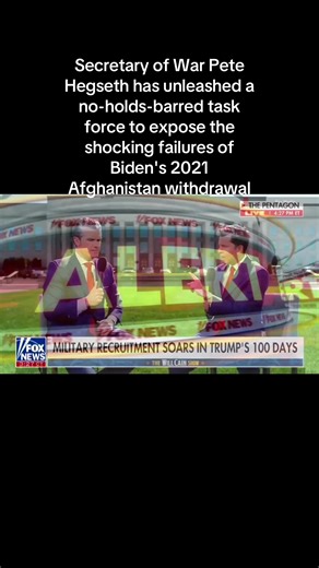 Secretary of War Pete Hegseth has unleashed a no-holds-barred task force to expose the shocking failures of Biden's 2021 Afghanistan withdrawal