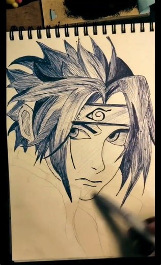 Itachi - Naruto|sketching| ♥️ bad boy # song# badboy #trending#itachi#viral#sketching