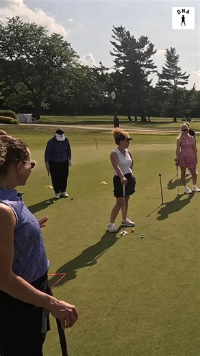 Use the lines on your putter! #pga #golfing #putt #golflife #dna #womens #clinic #golftips #lines | DNA Golf Instruction, LLC