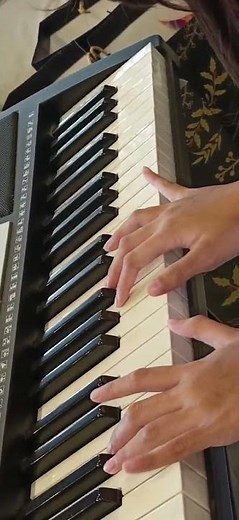 my student practicing the basic fingering exercises.....