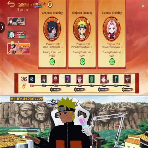 [Stage 1 - 6] How to Solve Ninjutsu Training Event #romzgamingofficial #mlbbxnaruto #milph #mlbb #creatorsearchinsights | Romz Gaming
