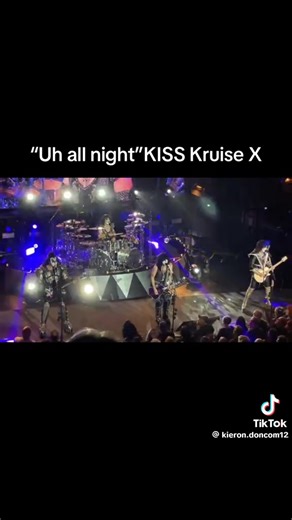 🚢🔥 Throwback to KISS KRUISE X! 🔥🚢 KISS pulled out a deep cut and rocked “Uh! All Night” from the Asylum album — and the crowd went wild! 🤘🎶 Not every day you hear that one live! Who else was there for this epic moment? | Fans of Eric Singer