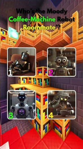 Hilarious Robot Roommate Quiz! 🤖☕😂 #funny #viral
