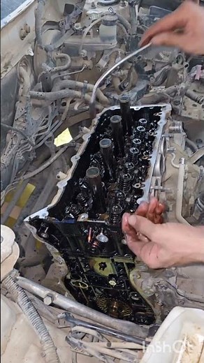 Toyota Camry head gasket replacement #yotoub #instagram #foru .