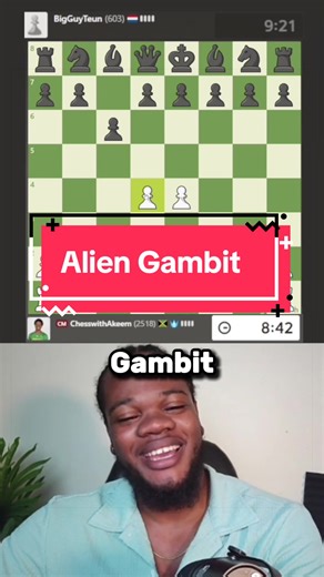 Alien Gambit - #chess #chesscom #chesstips | alien gambit