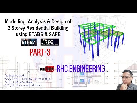 Structural Engineering Essentials: ETABS & SAFE Tutorial for a 2-Story House Design | PART 3