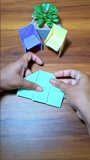 Easy Paper Chair Origami 🪑🎨