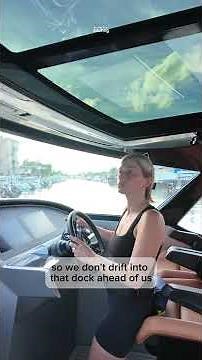 15 minutes into DRIVING the BOAT and she does THIS..!