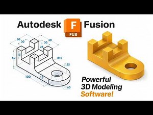 Learn Autodesk Fusion | Beginner 3D Modeling Practice