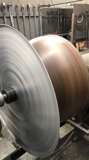 #process of #spinning a 36” #aluminum hemi. . . For inquiries visit our website . . . . Follow @americanmetalspinning . . . . #foryourpage #fyp #howitsdone #howitsreallymade #howitsmade #handmade #metalspinning #quality #handcrafted #art #satisfyingvideos #mesmerizing #metalwork #lighting #lightingdesign #satisfying #ASMR #quality #madeinusa #madeinNY #work #manufacturing #lovewhatyoudo #engineering #worldofengineering #spinning #machinist #pottery #craft #process #behindthescenes #production #i