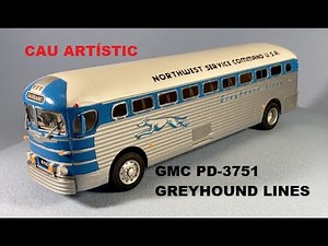 SILVERSIDE BUS GMC PD-3751🚌 👐 STEP-BY-STEP BUS MODEL TUTORIAL