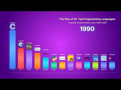 Top 10 Programming Languages 1990 - 2026 The Python AI Takeover