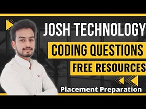 How To Prepare For Josh Technology | Coding Question | Free Resources | Exam Pattern | Syllabus
