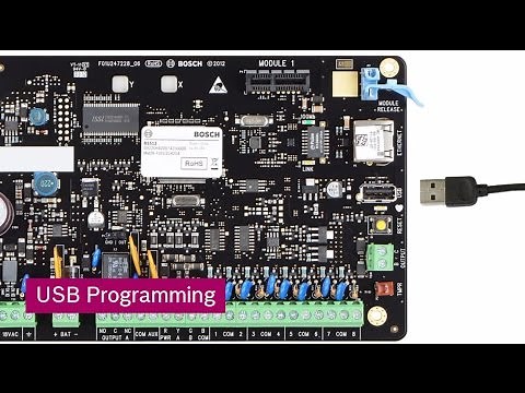 B Series Control Panels: USB Programming