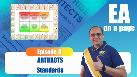 Episode 8: EA on a Page - EA Artifacts - Standards | Ashraf Fouad