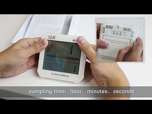 How to Use a Air Quality Monitor Indoor CO2 Monitor-DT-326