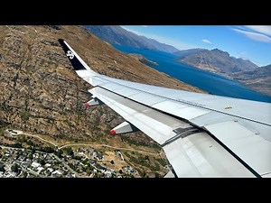 MUST SEE: Stunning Takeoff Queenstown, NZ – Air New Zealand – A320-232 – ZK-OXA