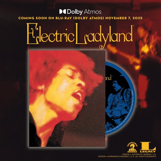 Two critically acclaimed recordings from The Jimi Hendrix Experience are set for release this November 7th on Blu-ray featuring a new Dolby ATMOS mix. Pre-order your copies from: ELECTRIC LADYLAND https://jimihendrix.lnk.to/ElectricLadylandAtmos LOS ANGELES FORUM: APRIL 26, 1969 https://jimihendrix.lnk.to/LAForumAtmos #JimiHendrix #Hendrix #Jimi #ATMOS #Dolby #bluray | Jimi Hendrix