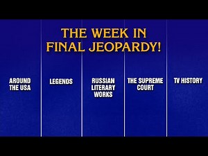 A Week in Final Jeopardy!: 12/8/25-12/12/25 | JEOPARDY!