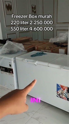 Cheap Freezer Box 220 liters 2,250,000 550 liters 4,600,000 ae shop electronic review mayong jepara