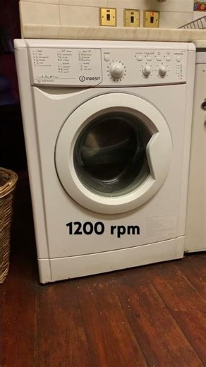 Washing machine full speed 1200 rpm sounds