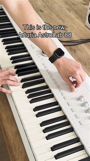 16K views · 64 reactions | The sound explorers did it again  Arturia's new AstroLab 88 is loaded with rich sounds, powerful effects, intuitive controls and an 88-note fully-weighted hammer-action keybed with aftertouch. Preorder yours: https://bit.ly/AL88GCfb #musician #keyboard | Guitar Center | Facebook