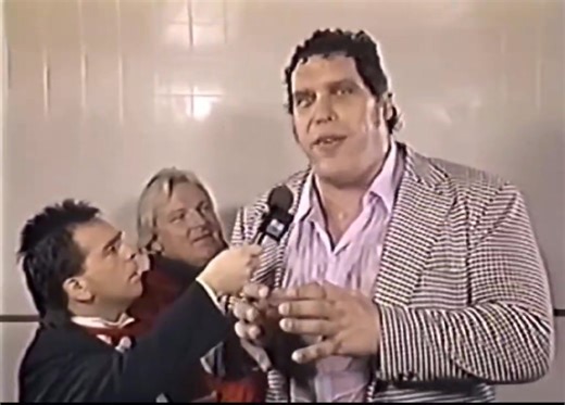 Andre the Giant promo speaking French | RassleRama