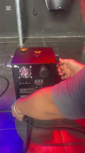 Breathtaking 650W Spark Machine in Action!