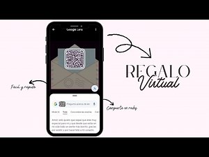 Idea de REGALO VIRTUAL (Código QR para un mensaje o deseo de cumpleaños)