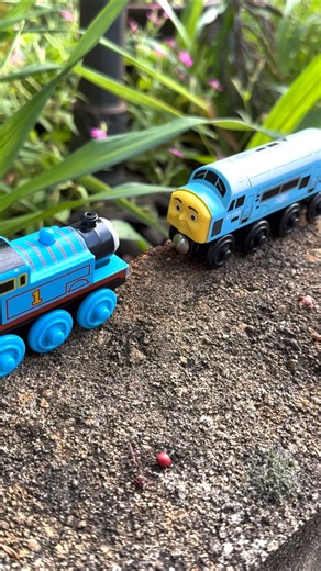 Thomas vs D199 in the garden #thomasandfriends