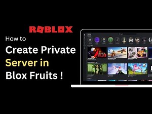 How To Create Private Server in Blox Fruits - Roblox Guide