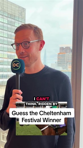 Guess the Cheltenham Festival winner 🤔 Would you have got this right without seeing the image? #racing #horseracing #races #horse #horses