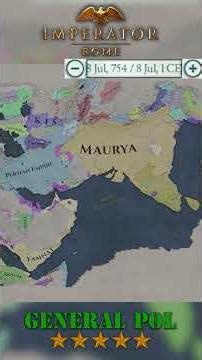 Imperator Rome Invictus 700 year timelapse (East) #shorts