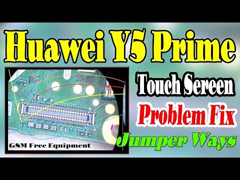 Repair Huawei Y5 Prime Touch Screen Problem Fix Jumper Way Touch Scren Problem #GSM_Free_Equipment