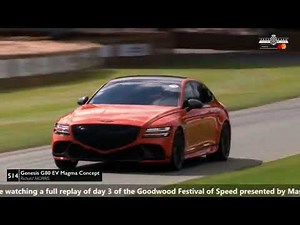 Genesis G80 EV Magma concept in Goodwood Festival of Speed