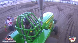 5.4K views · 189 reactions | Justin Wagler "Real Deere" Limited Pro Stock is the Stainless Diesel video of the day from the 2020 North Iowa Nationals in Rockwell, IA for the win! | NTPA Truck and Tractor Pulling | Facebook