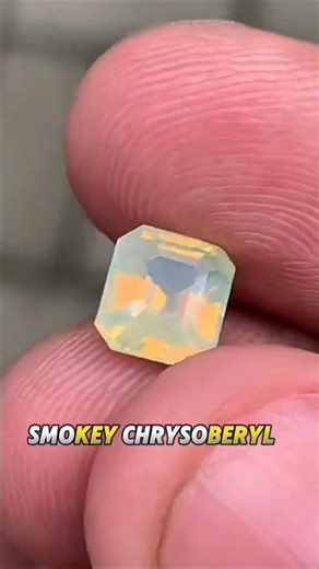 SMOKEY CHRYSOBERYL Gem Stone #shorts #gemstone