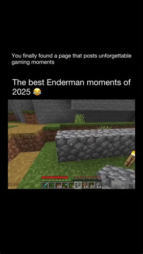Unforgettable Gaming Moments on Instagram: "Minecraft’s Enderman is one of the game’s most mysterious and unsettling mobs. Tall, silent, and hostile only when provoked, Endermen remain neutral until a player makes direct eye contact with them, at which point they become extremely aggressive. They are also known for their unique ability to teleport and pick up certain blocks, which adds to their eerie presence in the world. Endermen are a key part of progression in Minecraft, as they drop Ender P