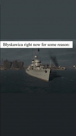 “Aura Farming” camo in World of Warships #worldofwarships #wows #ships #memes #gaming #błyskawica