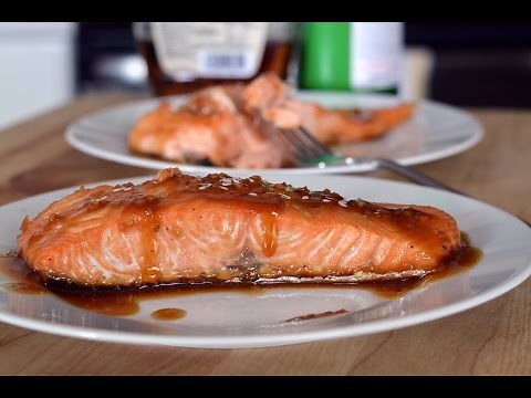 MAPLE GLAZED SALMON | How To Make Baked Salmon | SyS