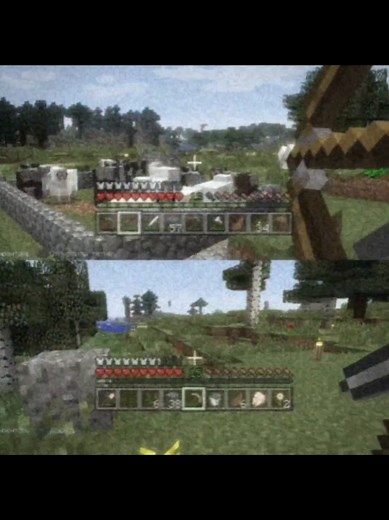 Minecraft Split Screen Gameplay in 2019