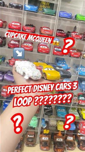 Perfect Disney Cars 3 loop🔥Cupcake ￼Lightning McQueen❤️‍🔥#shorts #cars #automobile #disney #toys