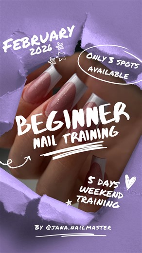 JANA • NAIL ACADEMY • BIEL/BIENNE | 2026: we are BACK 🌟 🇬🇧 English Dreaming of becoming a nail tech? 💅✨ Beginner Nail Training 📍Biel / Bienne 📅 Feb 7–8–14–15–28 (weekends) •... | Instagram