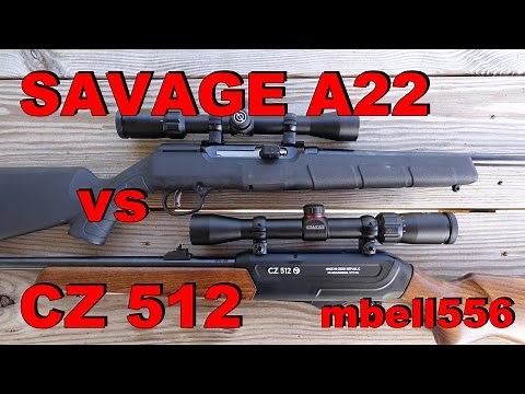 CZ 512 vs Savage A22 22 Magnum 22 WMR: Field Test and Comparison-Accuracy, Reliability & Features