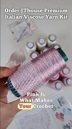 Premium Italian Viscose Yarn Kit by JThouse