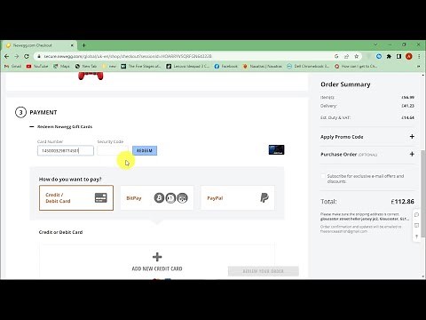 How To Redeem Newegg Gift Cards