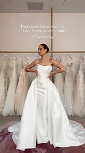 Four classic and simple wedding dresses for the modern bride 🤍 Only available in our boutiques for a limited time only at our 2025 @elyseebridaldesign Pop Up! Book now and get 10% off your wedding dress when you say ‘yes’ at your Pop Up appointment ✨ Booking link in bio. #elysee #elyseebridal #elyseebridaldesign #weddingdressinspiration #weddingdressinspo #weddingdressideas #simpleweddingdress #modernweddingdress #classicweddingdress #plainweddingdress #chicweddingdress #classicbride #modernbri
