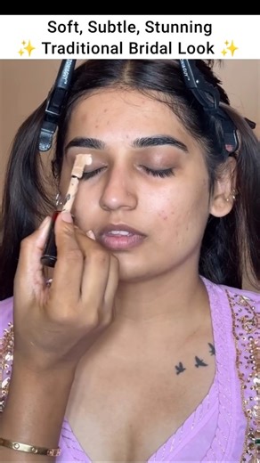 Mua- makeupbykhushboomaheshwari | rajasthani bridal makeup transformation #shorts #makeup #bridal